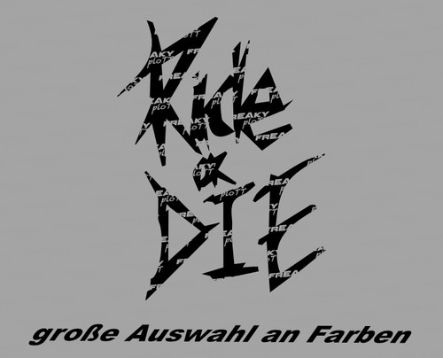 Ride die aufkleber - or,