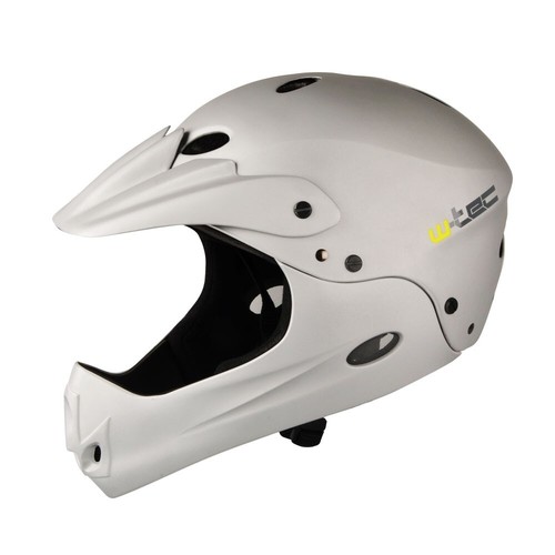 Fahrrad helm downhill silbern - helm,